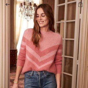 Sezane Pink Sweater